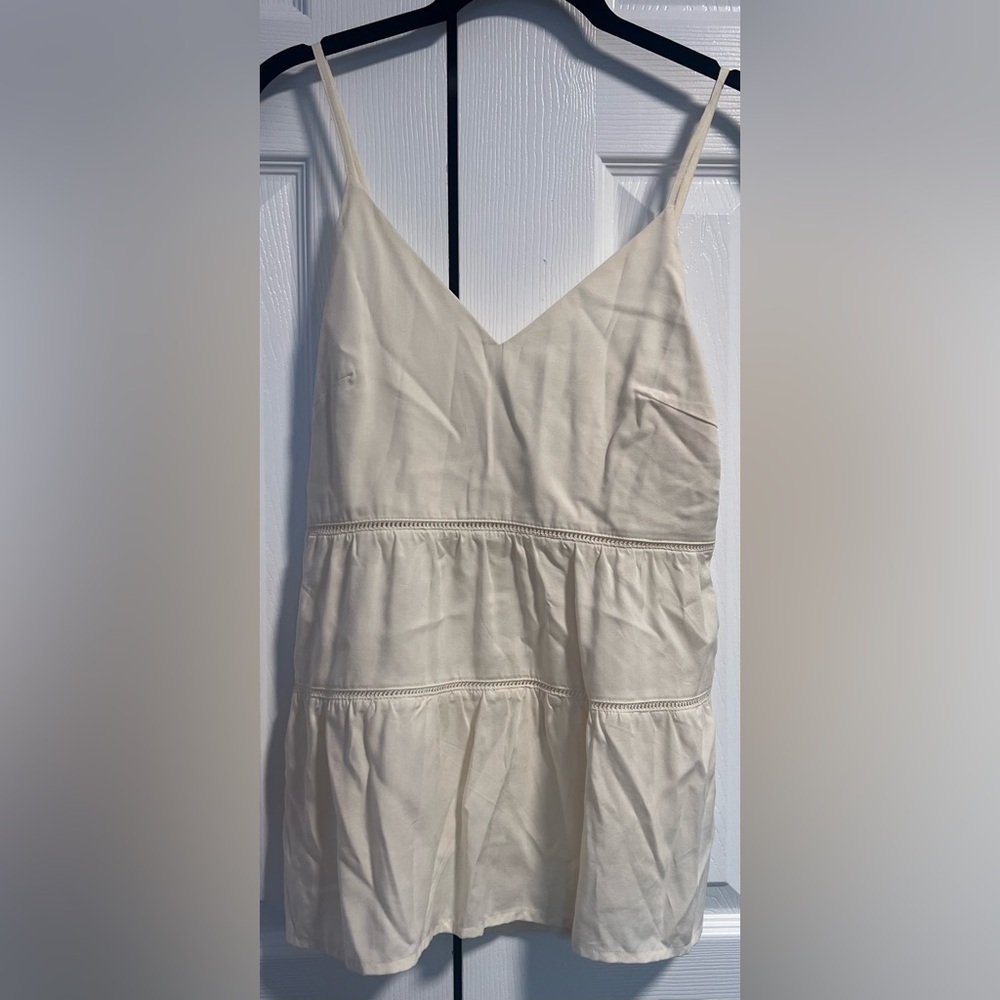 Women's Old Navy Cream Thin Strap Top